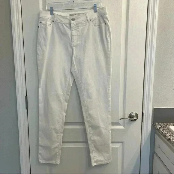Cato Denim - White Straight Leg Denim Jeans